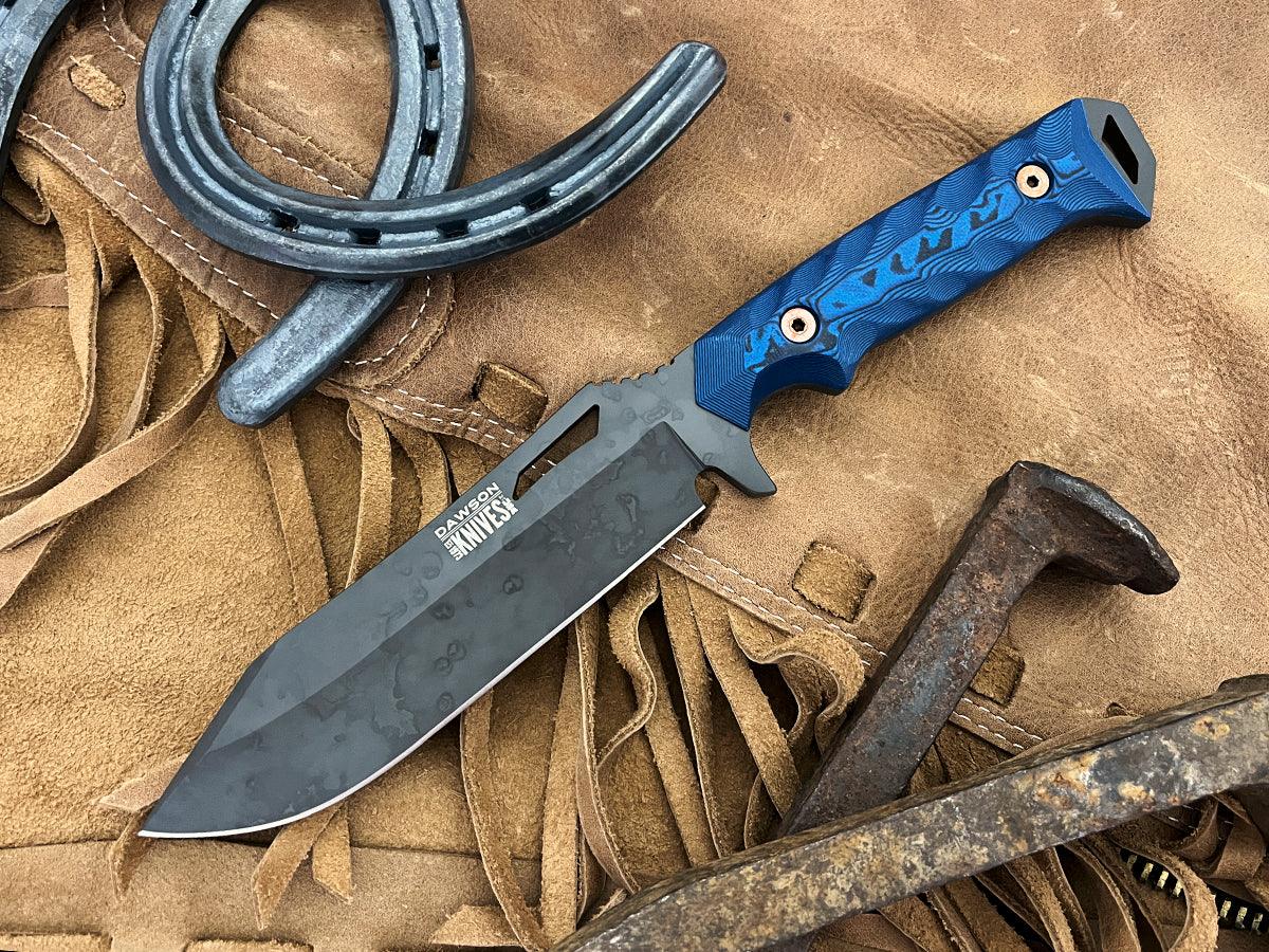 Shepherd XL | NEW RELEASE Survival, Camp and Backpacking Knife | CPM-MagnaCut Steel | Apocalypse Black Finish