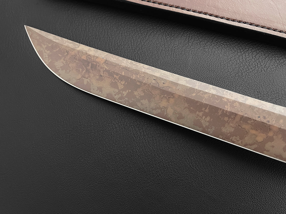 Shogun | CPM MagnaCut Steel | Dawson Select 20" Japanese Wakizashi | Scorched Earth Blade Finish