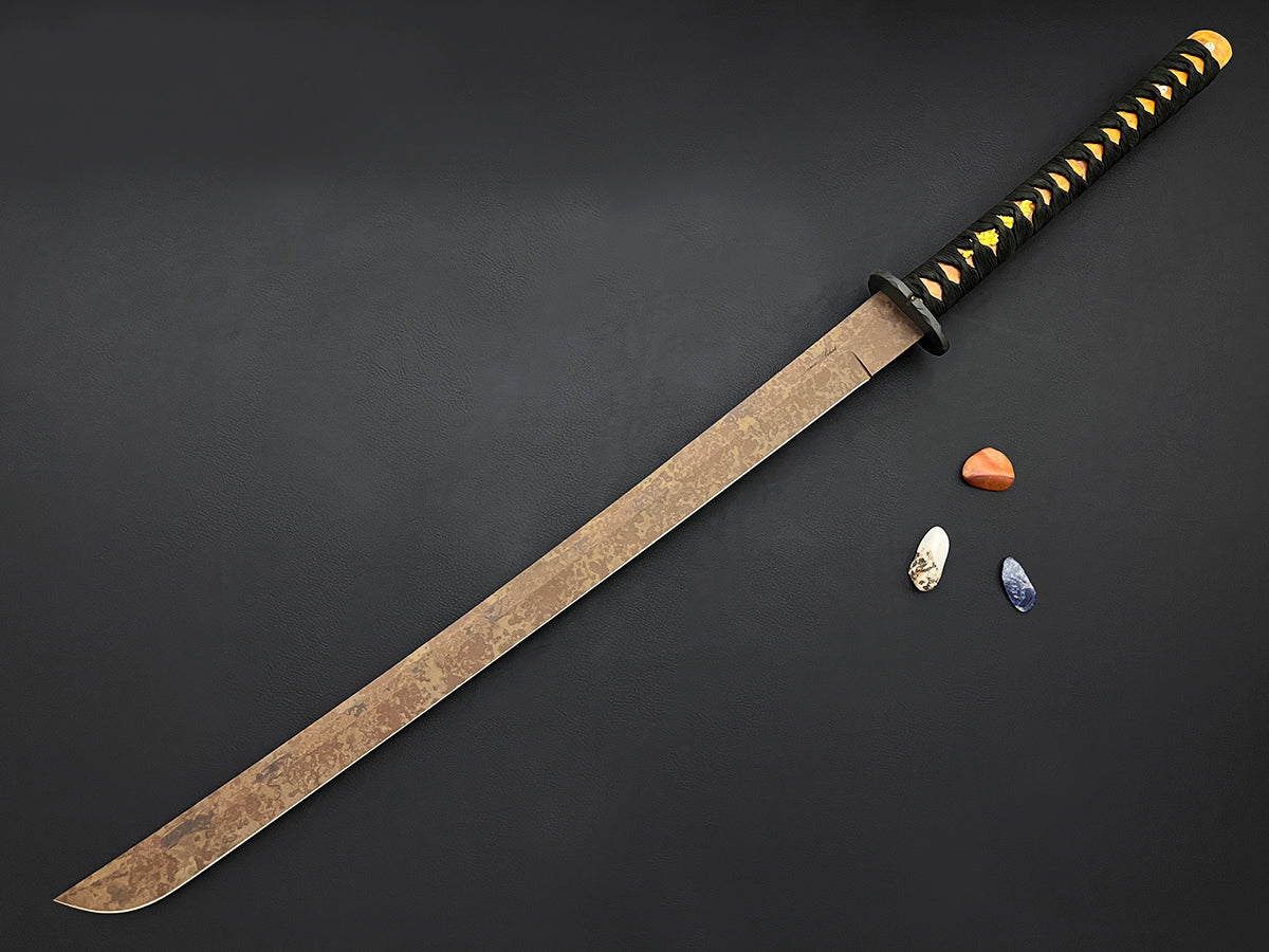RARE SIZE! Shogun 24.5" | CPM MagnaCut Steel | Dawson Select Japanese Sword | Scorched Earth