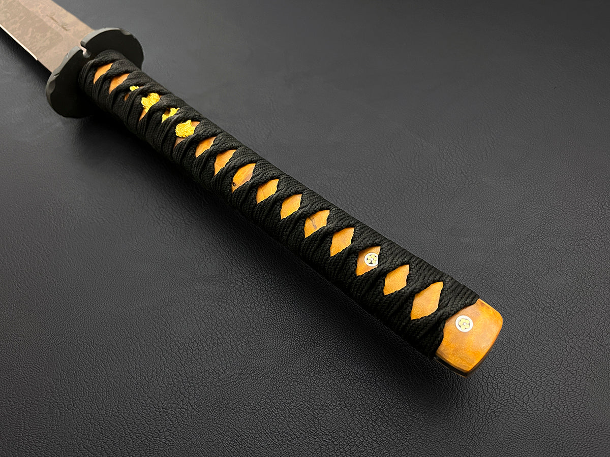 RARE SIZE! Shogun 24.5" | CPM MagnaCut Steel | Dawson Select Japanese Sword | Scorched Earth