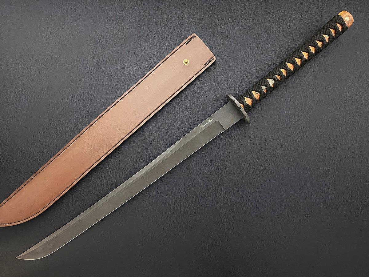 Shogun | CPM MagnaCut Steel | Dawson Select 20" Japanese Wakizashi | Apocalypse Black Finish