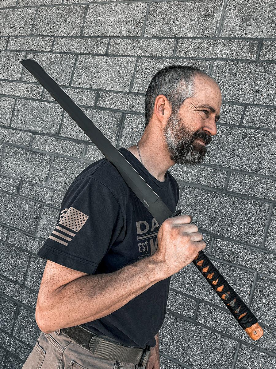 RARE SIZE! Shogun | CPM MagnaCut Steel | Dawson Select 24.5" Japanese Sword | Apocalypse Black
