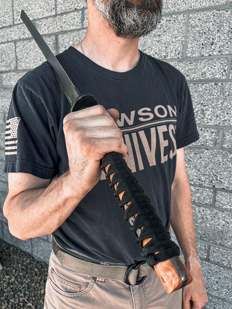 RARE SIZE! Shogun | CPM MagnaCut Steel | Dawson Select 24.5" Japanese Sword | Apocalypse Black