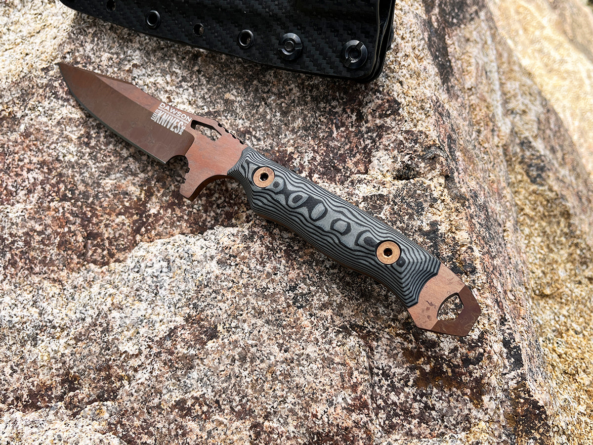Smuggler | Personal Carry, General Purpose Knife | LIMITED RELEASE Arizona Copper Finish
