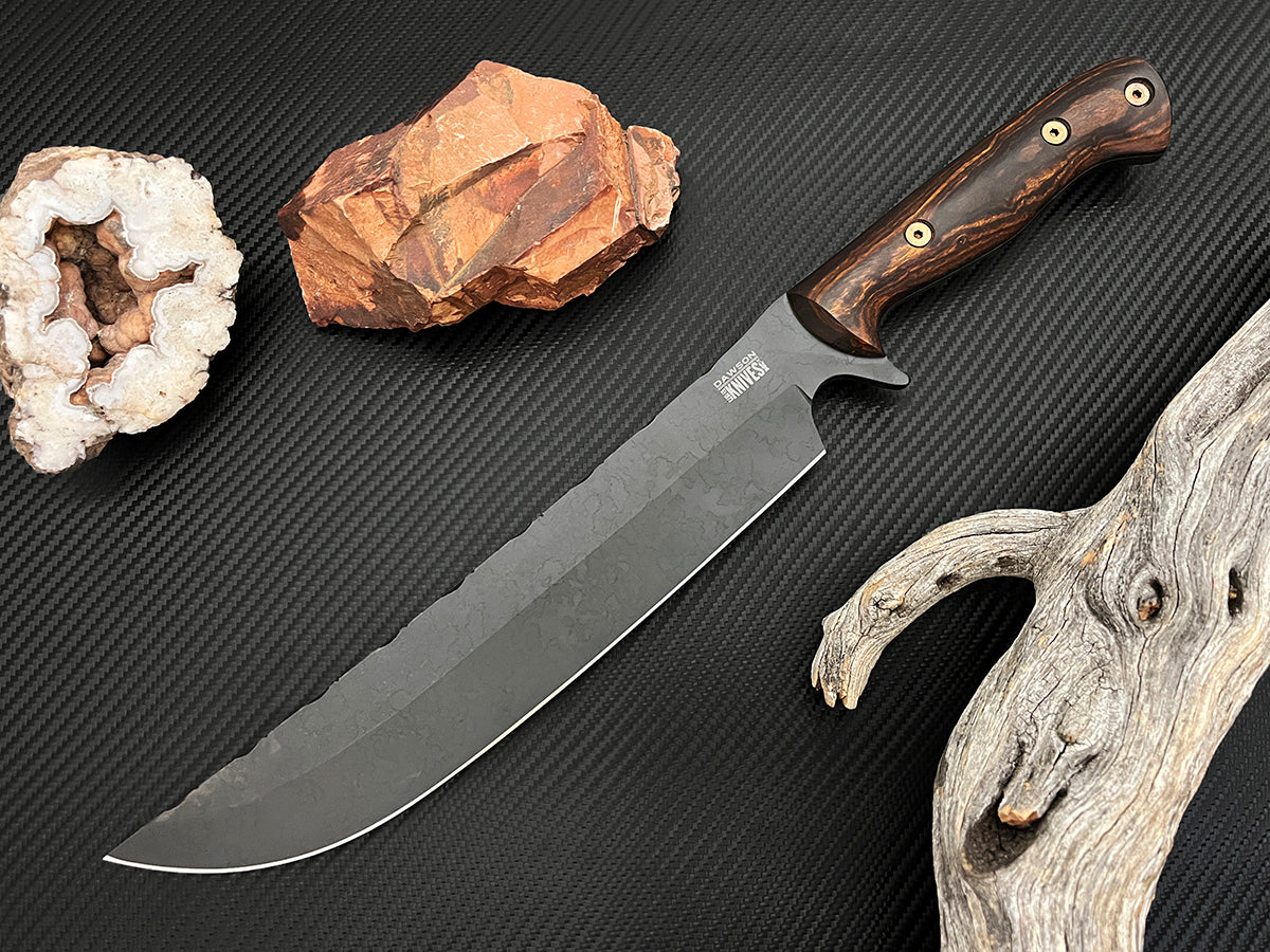 Wild Bill | CPM-3V Steel Bowie Knife | Apocalypse Black Finish