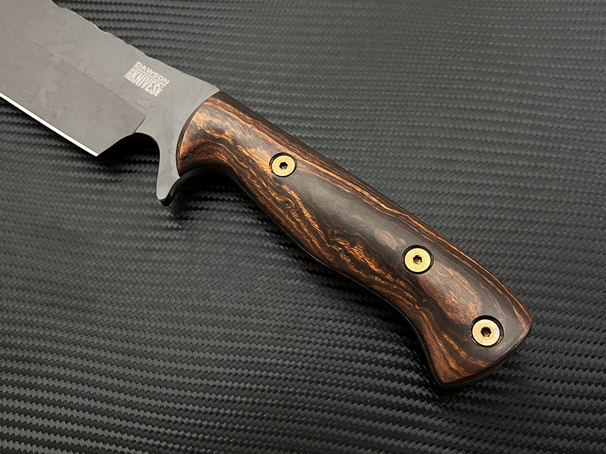 Wild Bill | CPM-3V Steel Bowie Knife | Apocalypse Black Finish