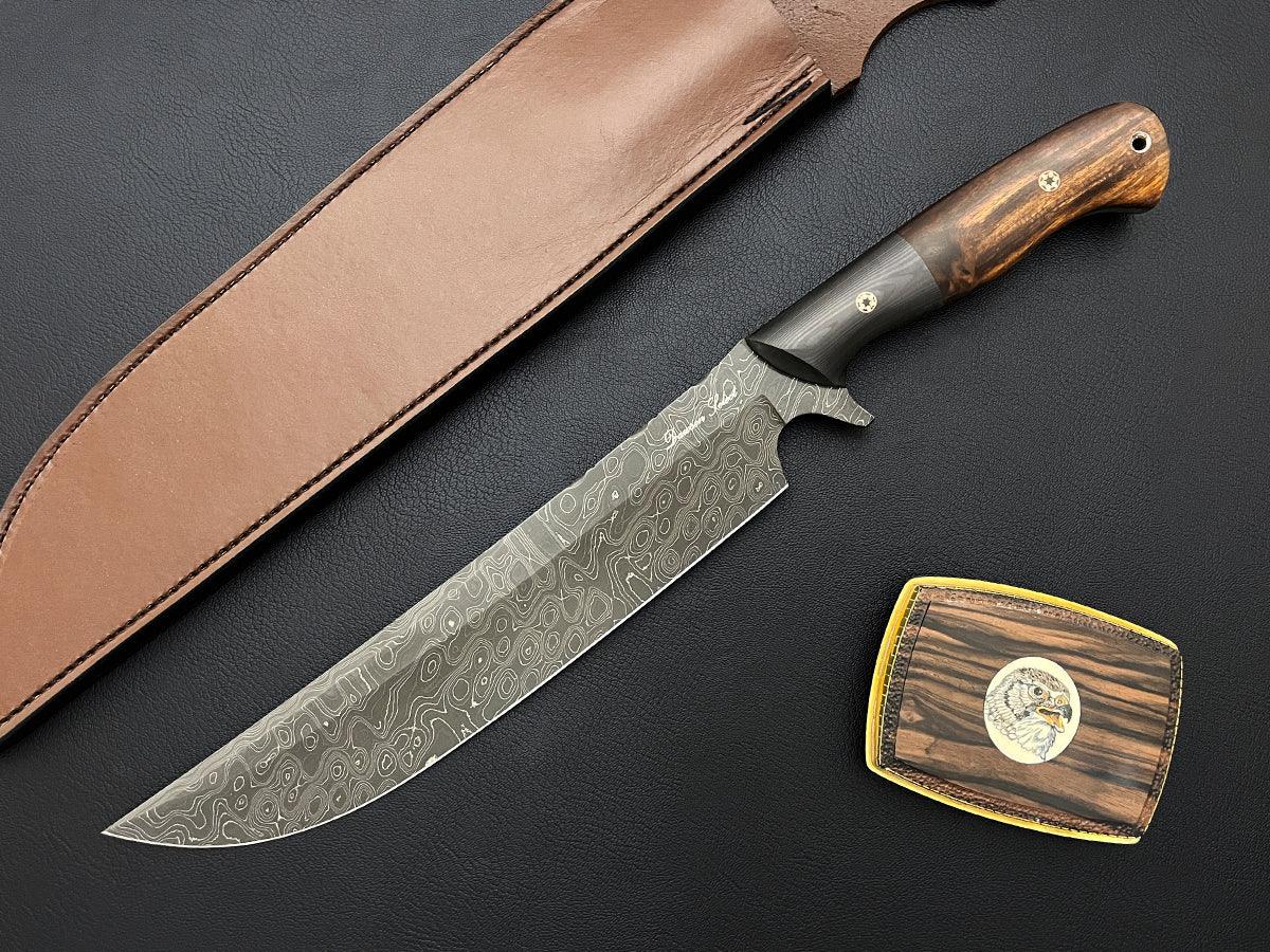 Wild Bill Bowie | Dawson Select Steel | Carbon Fiber + Ironwood