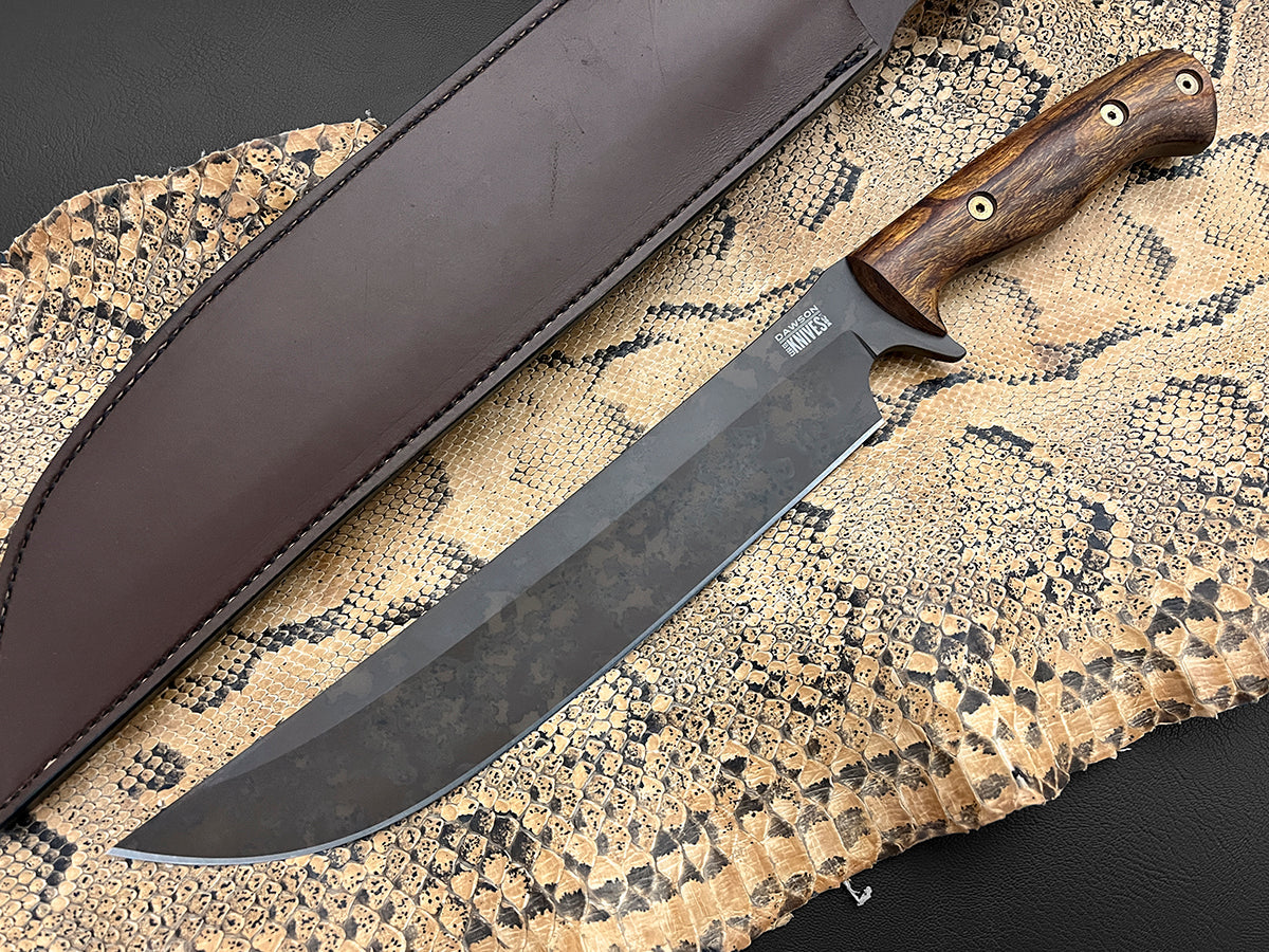 Wild Bill | CPM-3V Bowie Knife | Scorched Earth Finish