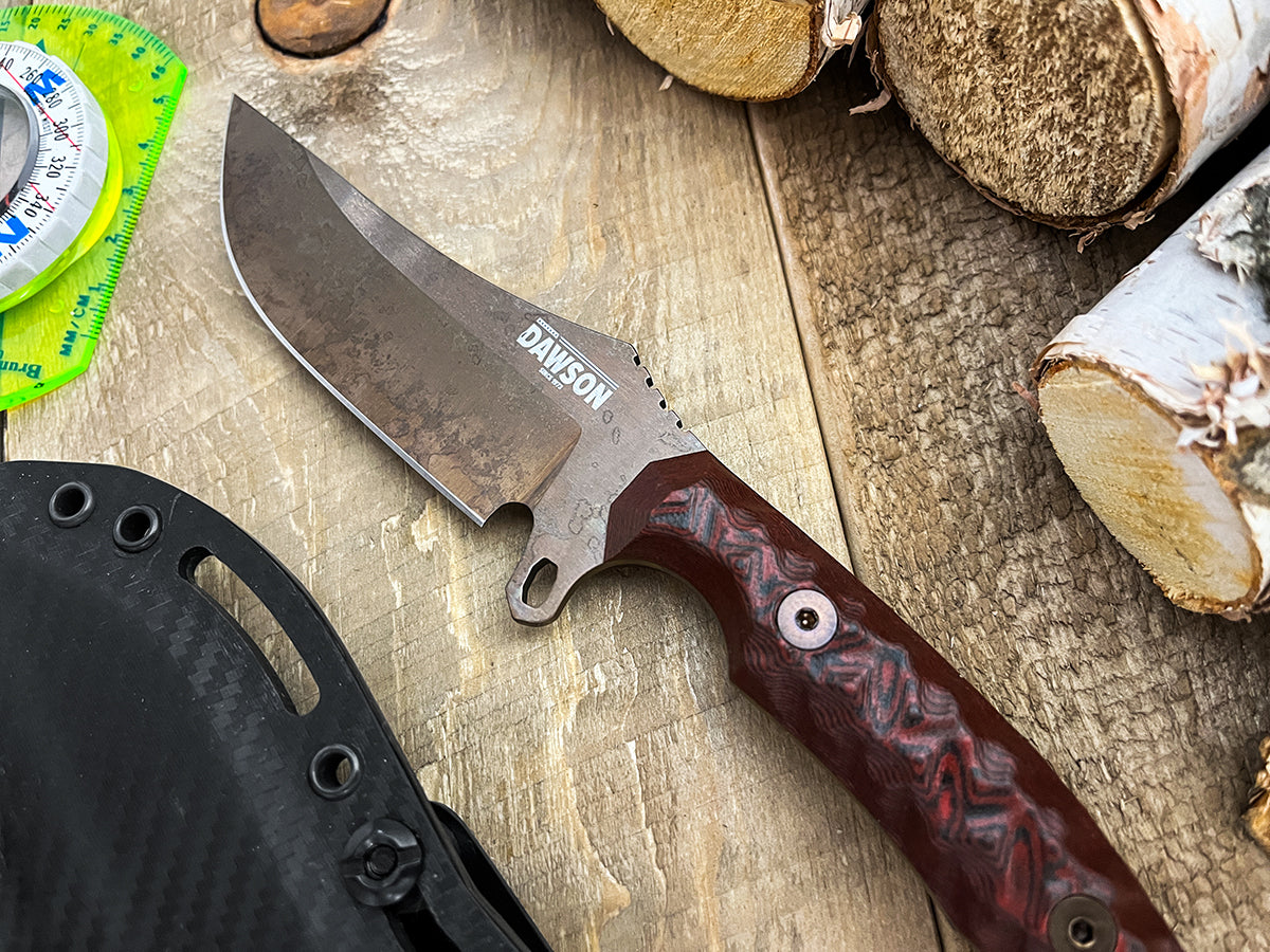 Woodsman | CPM-MagnaCut Steel | Arizona Copper Blade Finish
