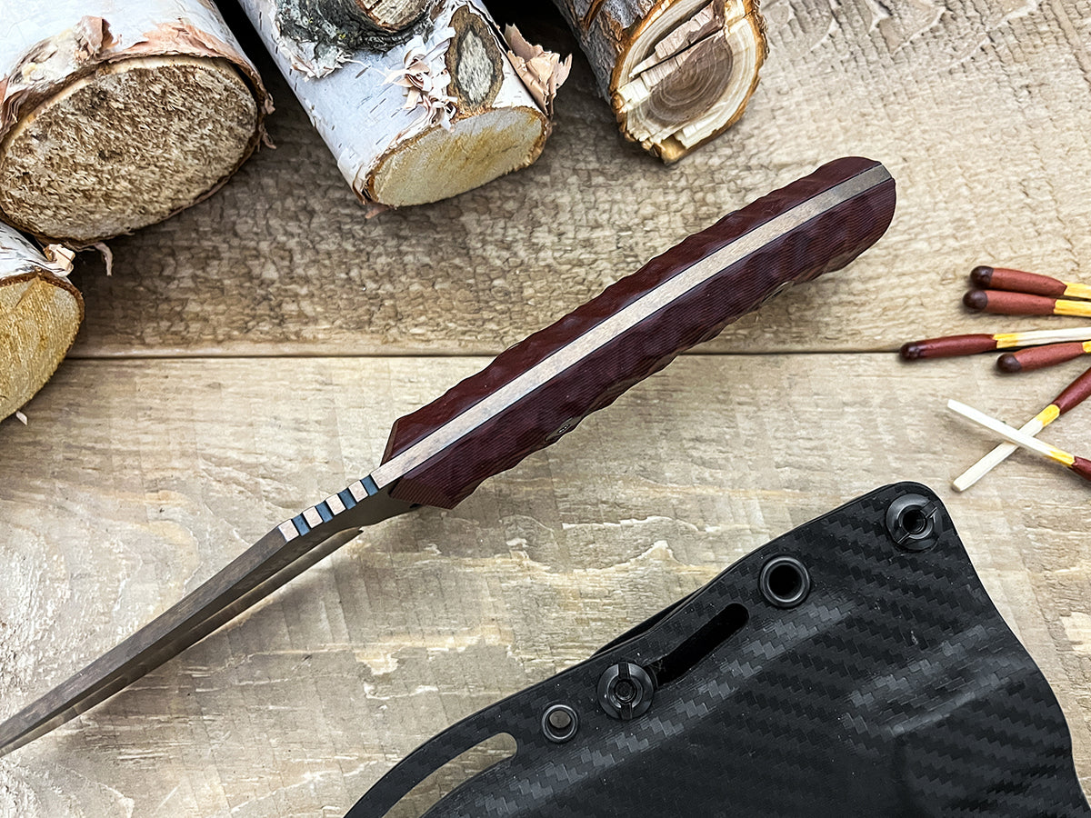 Woodsman | CPM-MagnaCut Steel | Arizona Copper Blade Finish