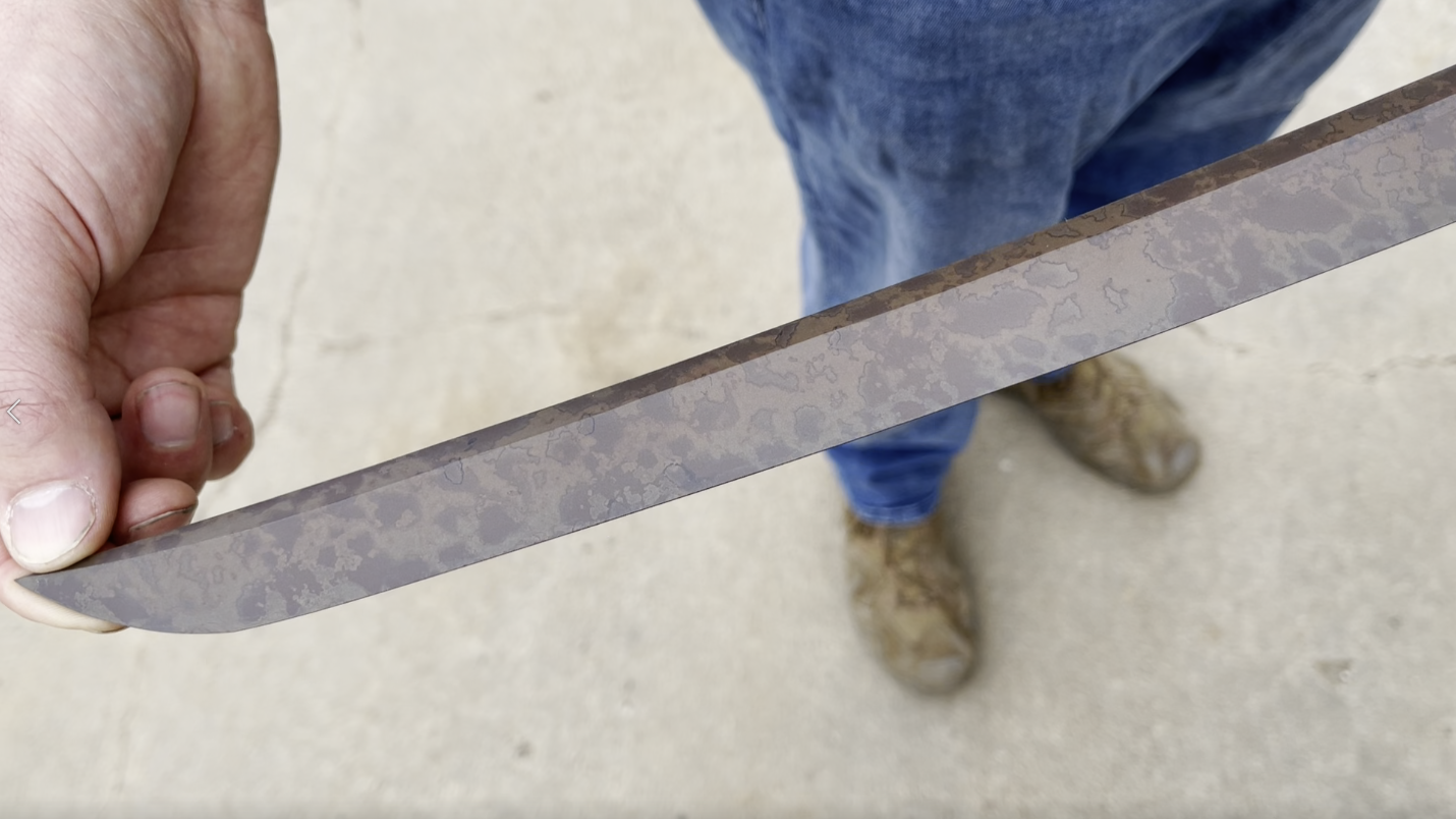 Relentless Sword 20" | CPM-MagnaCut Steel | NEW Scorched Earth Finish