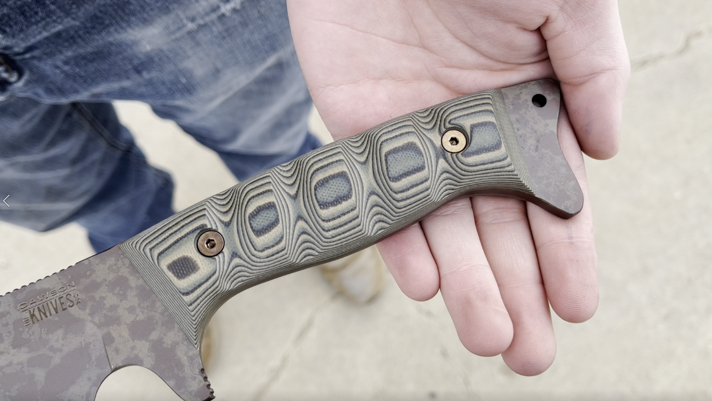 Diplomat Machete | NEW Scorched Earth Finish | CPM MagnaCut Steel