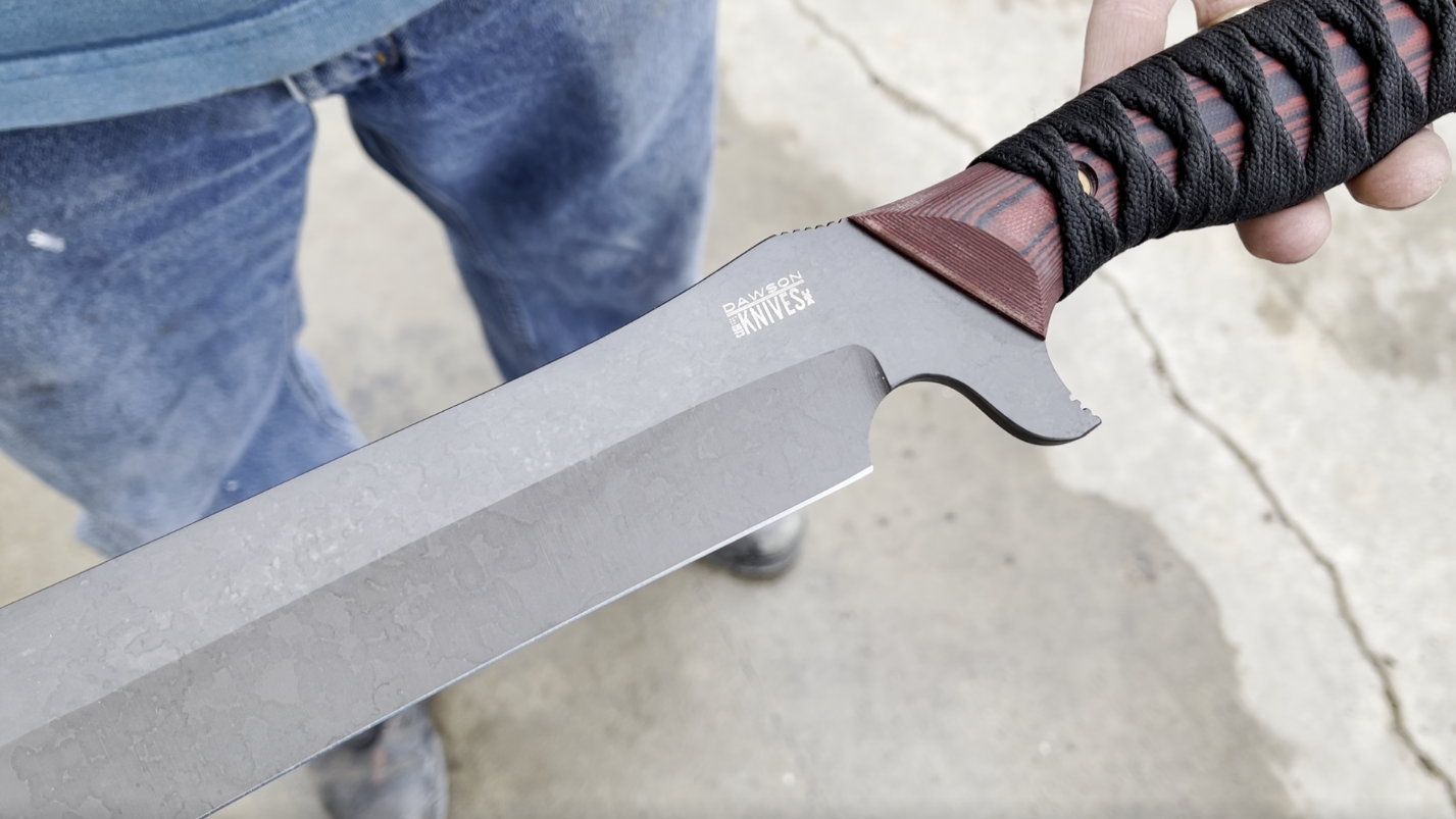 Helmsman Sword 14" | Apocalypse Black Finish | CPM MagnaCut Steel
