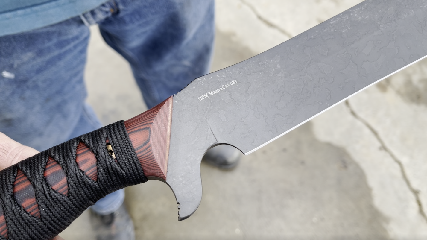 Helmsman Sword 14" | Apocalypse Black Finish | CPM MagnaCut Steel
