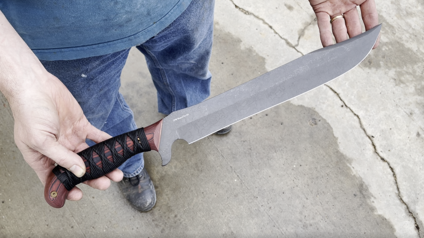 Helmsman Sword 14" | Apocalypse Black Finish | CPM MagnaCut Steel