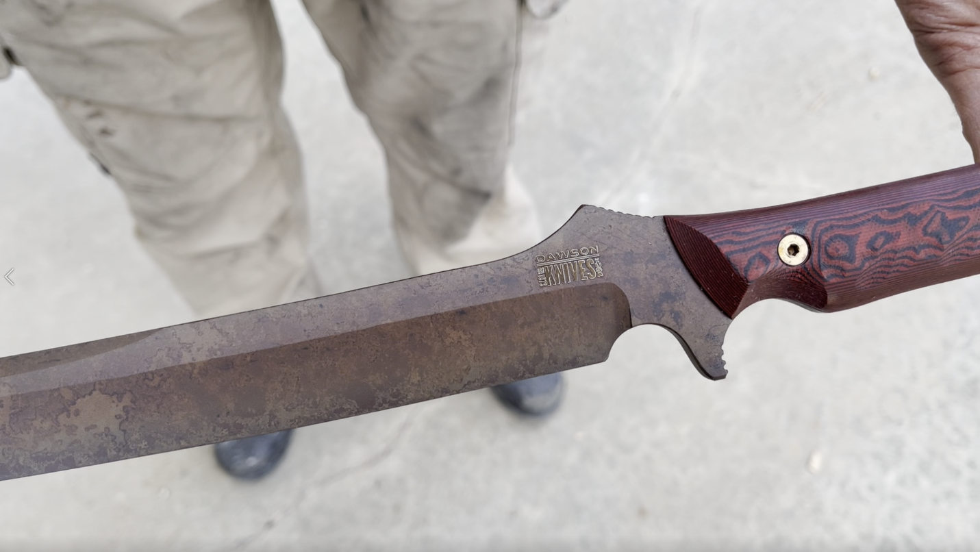Relentless Sword 20" | CPM-MagnaCut Steel | NEW Scorched Earth Finish