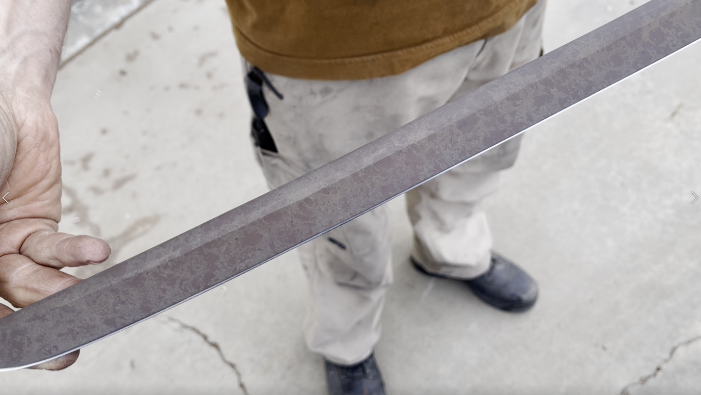 Dark Knight 23 3/4" | CPM MagnaCut Shinobi Sword | NEW Scorched Earth Finish