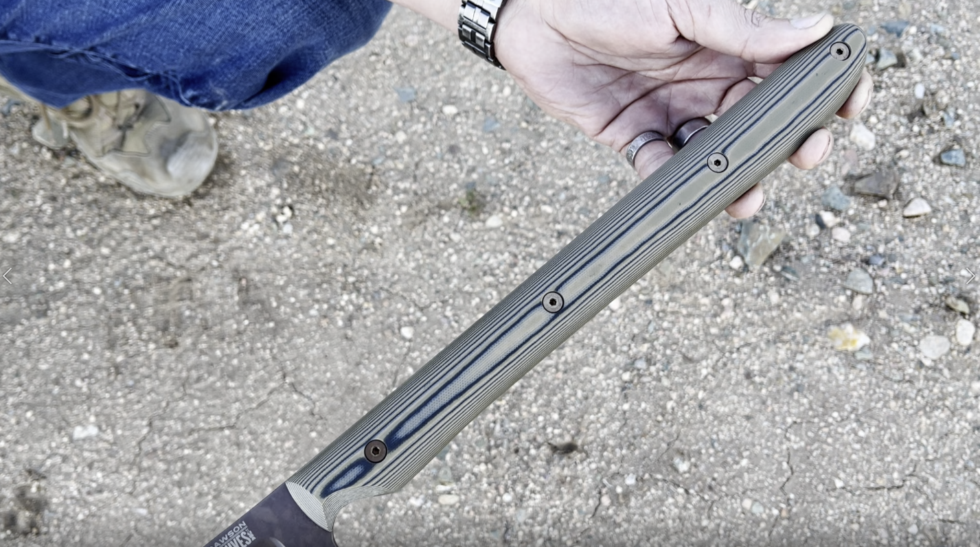 Dark Knight 23 3/4" | CPM MagnaCut Shinobi Sword | NEW Scorched Earth Finish