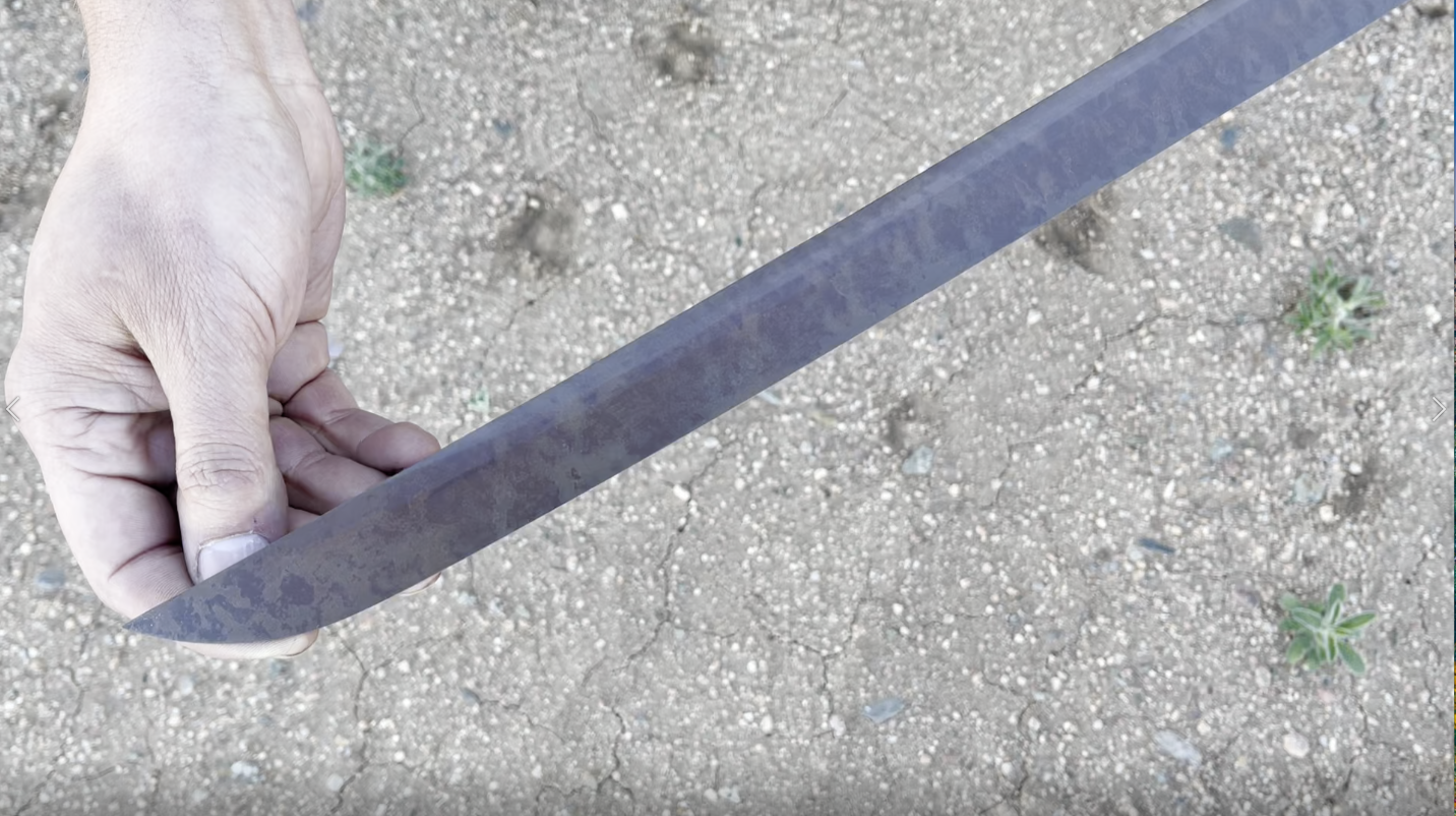 Dark Knight 23 3/4" | CPM MagnaCut Shinobi Sword | NEW Scorched Earth Finish