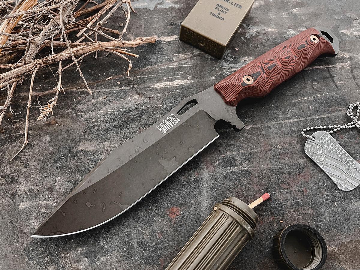 Marauder | Survival, Camp and Backpacking Knife Series | Apocalypse Black Finish