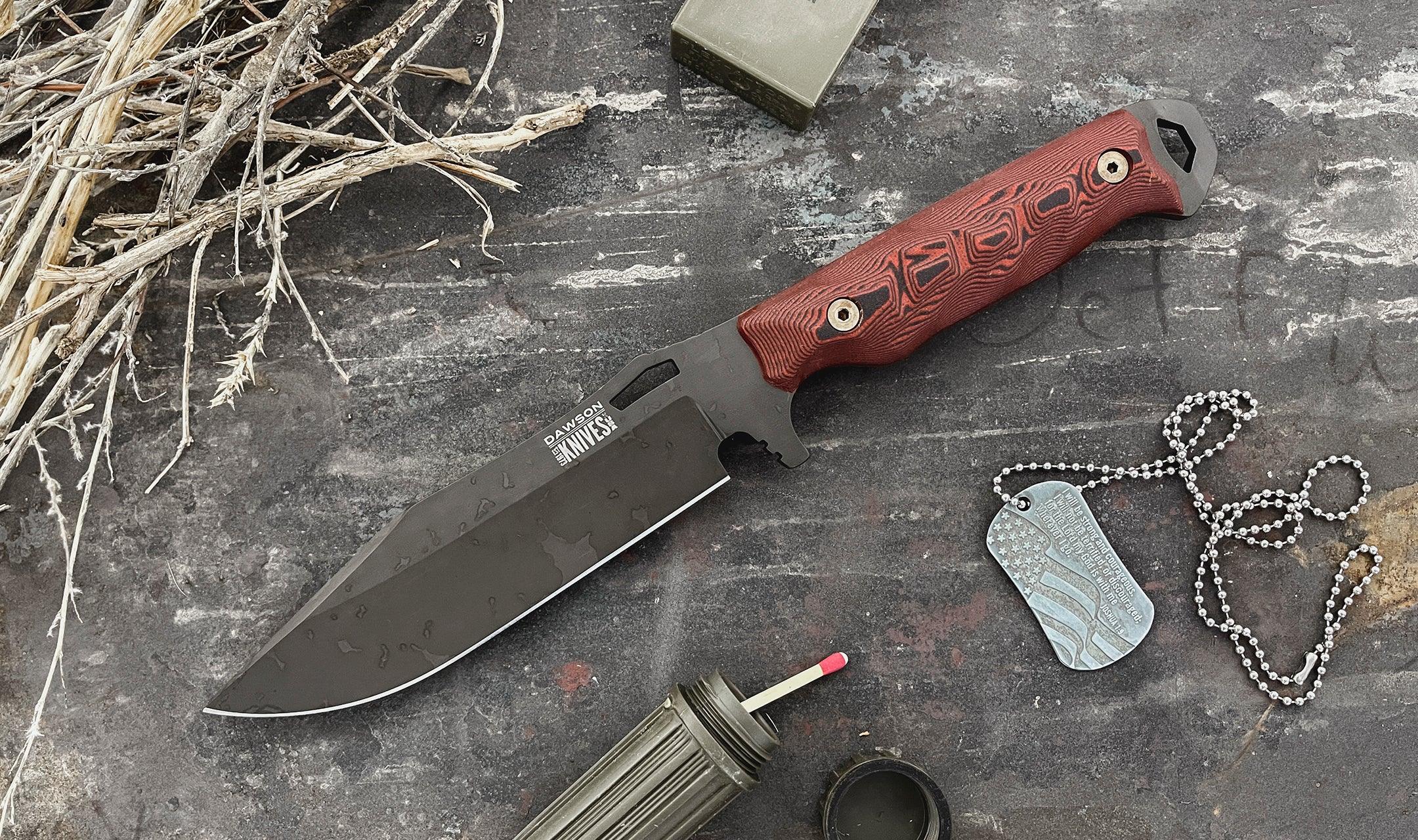 Marauder | Survival, Camp and Backpacking Knife Series | Apocalypse Black Finish