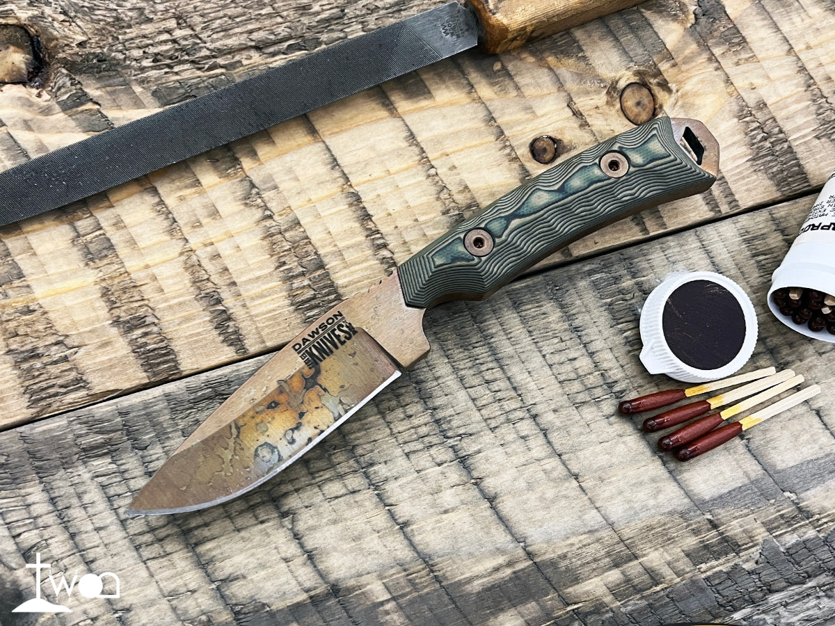 GEN 2 Contractor | Heavy-Duty EDC, Personal Carry, General Purpose Knife | CPM-MagnaCut | Arizona Copper Finish