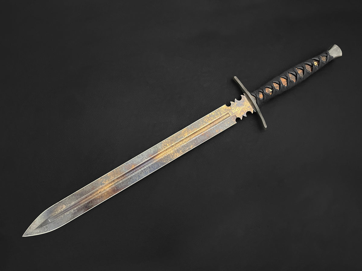 Beowulf 22" | European-Style Sword | 80CrV2 Steel | Arizona Ironwood