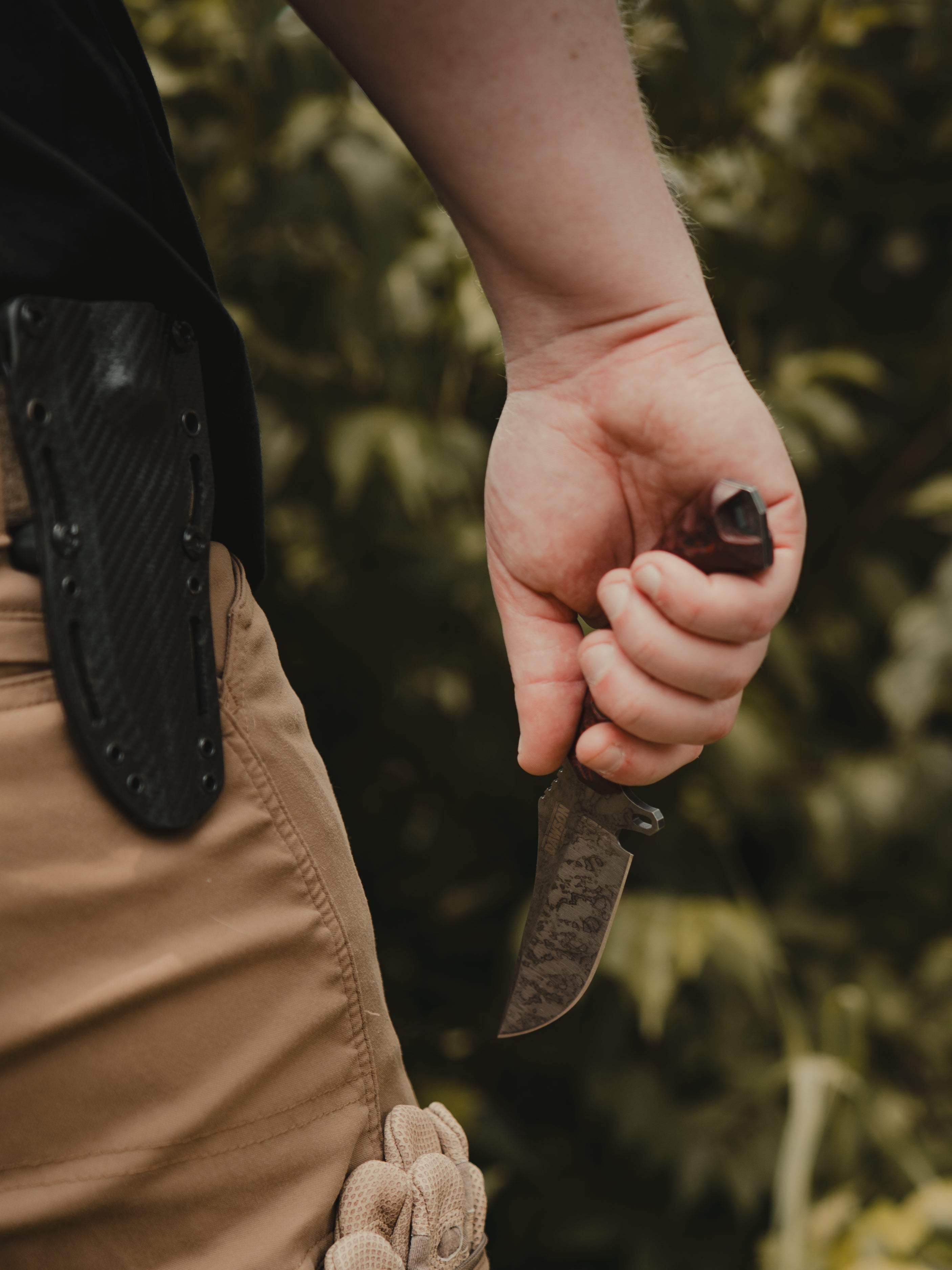 Woodsman | Hunting, Field + Camp Knife | CPM-MagnaCut | Monsoon Finish
