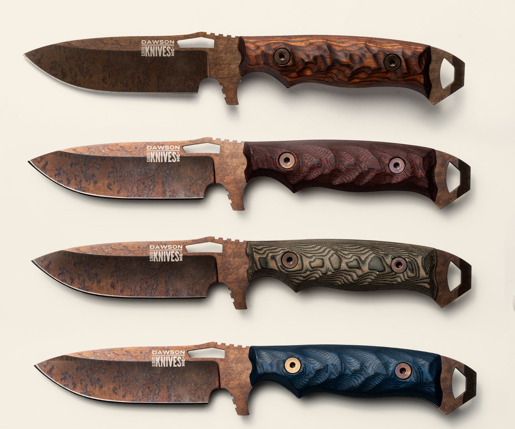 Nomad | Hunting, Camp and Outdoors Knife | CPM-MagnaCut Steel | Arizona Copper Finish