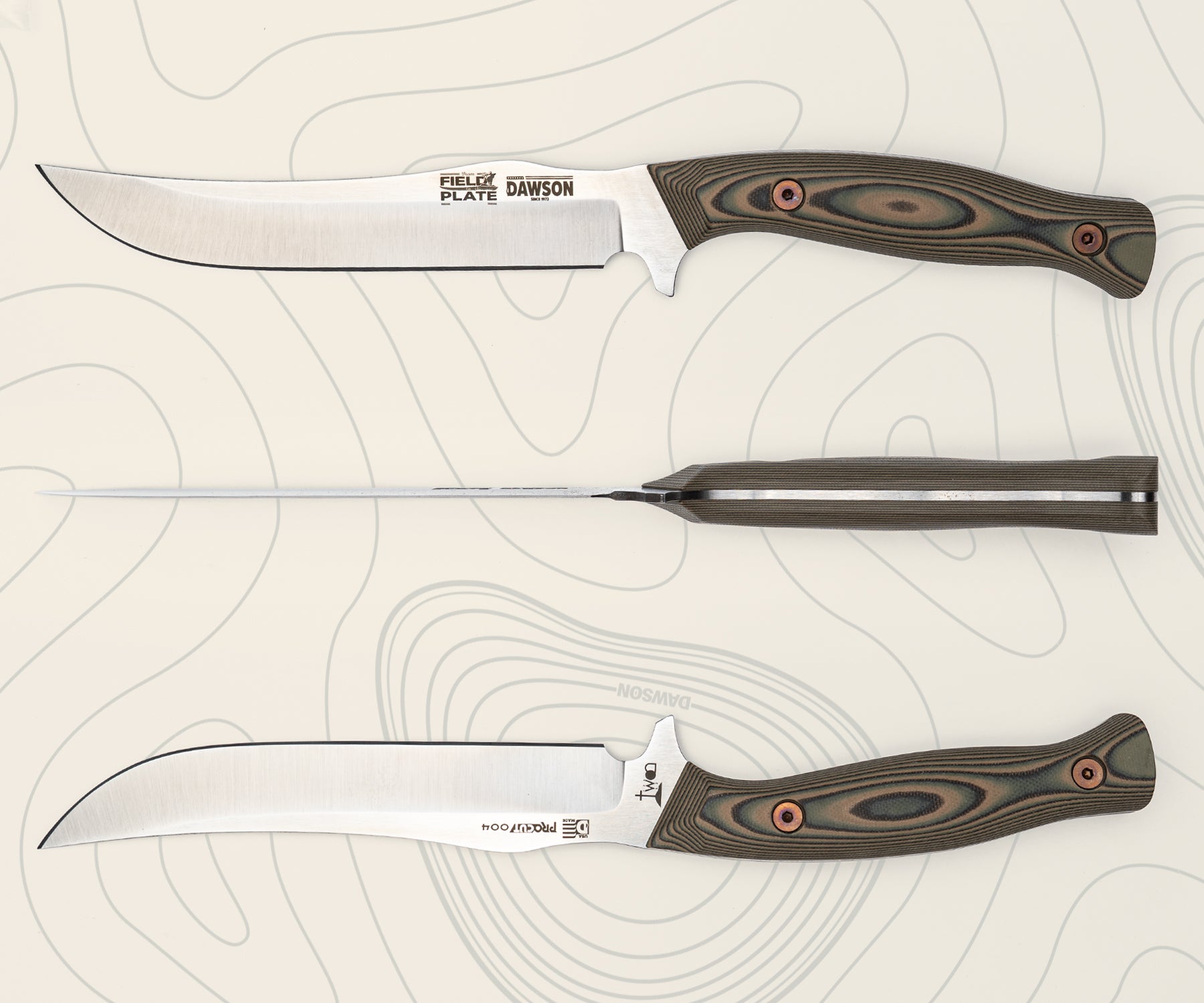 GEN 2 Provisioner | DAWSON KNIVES x FROM FIELD TO PLATE COLLAB | Carving/Deboning Culinary Knife | NEW Pop's ProCut Steel