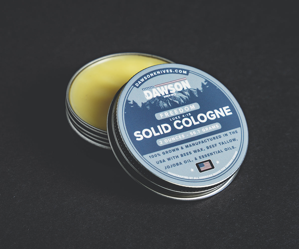 Men's Solid Cologne | Smells Like Freedom | All-Natural, Made in the U
