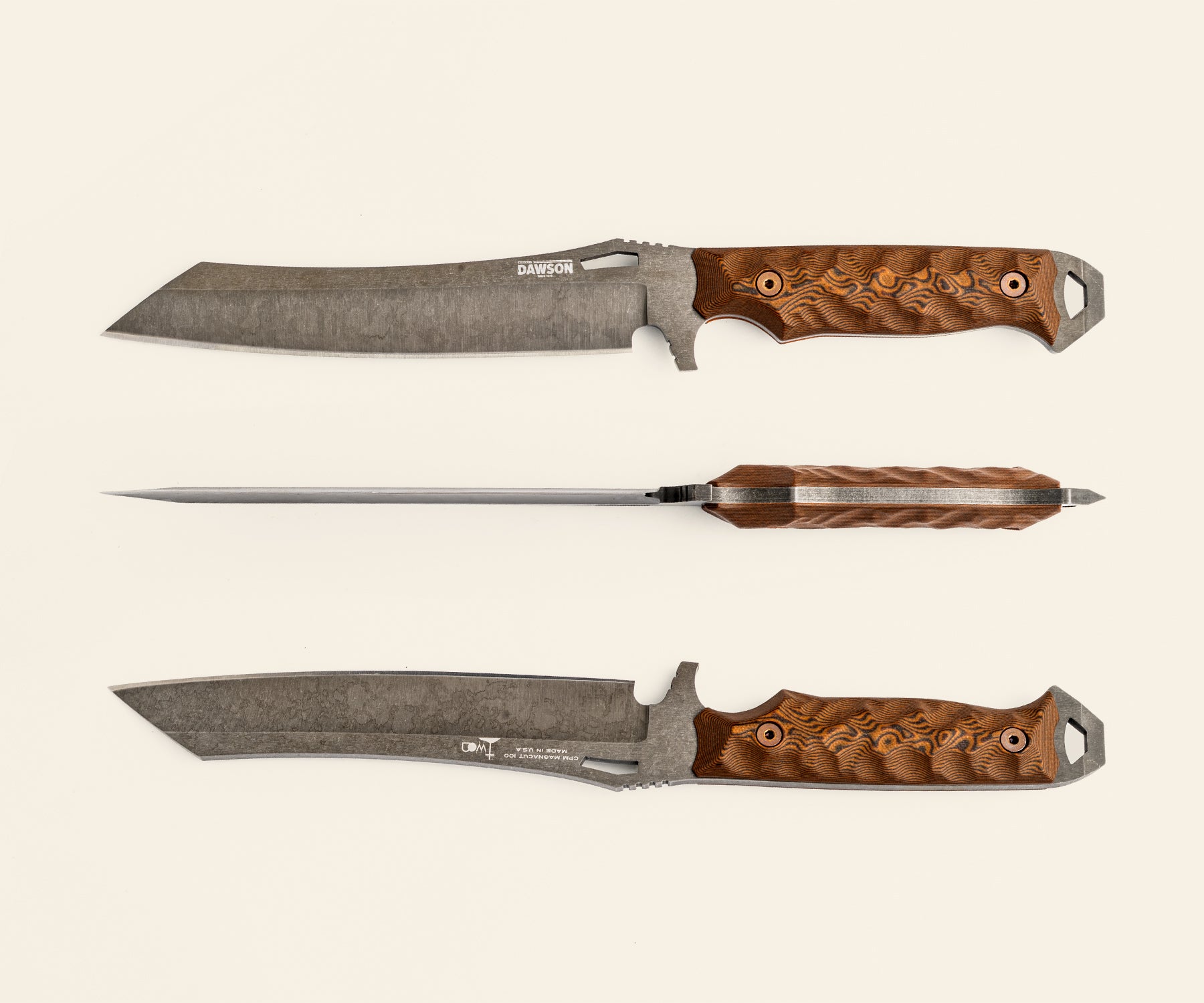 Wayfinder | Backpacking + Survival Knife | CPM-MagnaCut Steel | NEW Midnight Finish