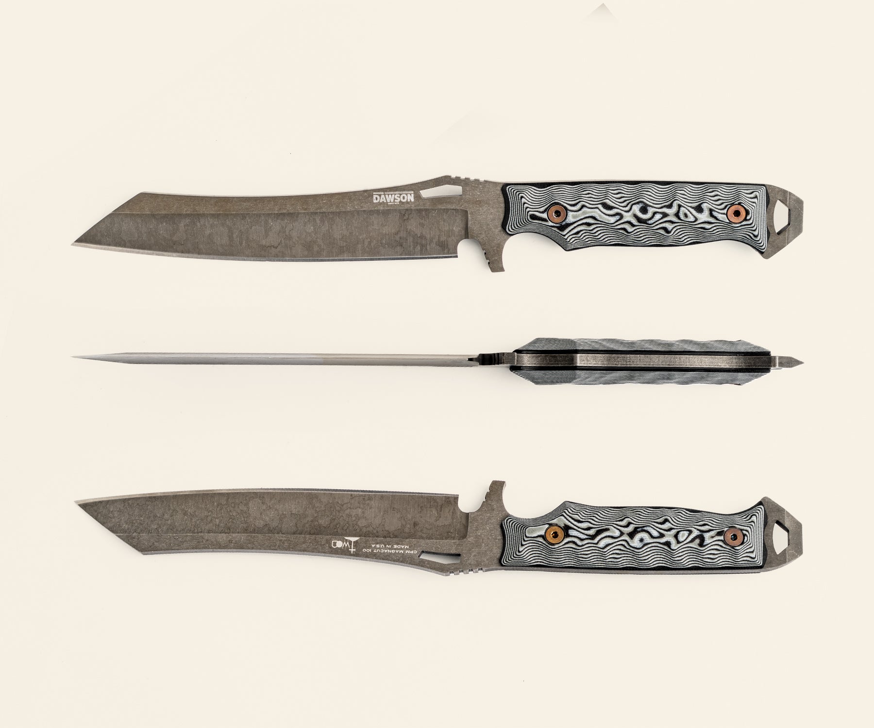 Wayfinder | Backpacking + Survival Knife | CPM-MagnaCut Steel | NEW Midnight Finish