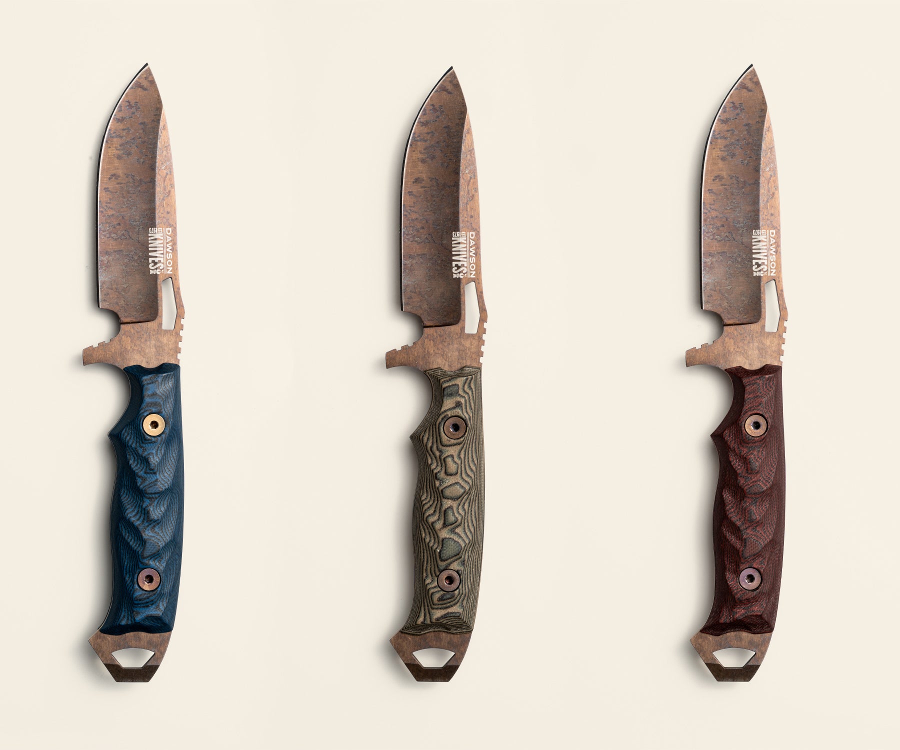 Nomad | Hunting, Camp and Outdoors Knife | CPM-MagnaCut Steel | Arizona Copper Finish