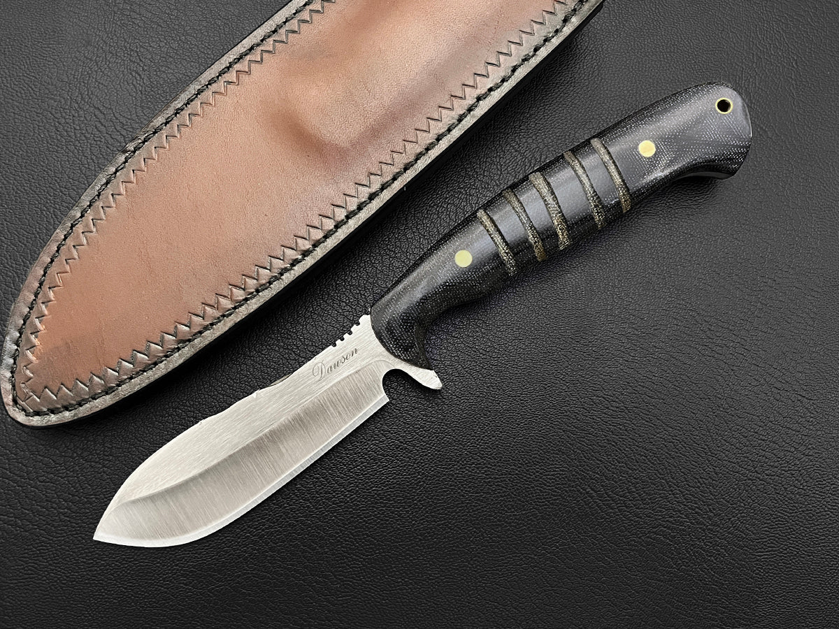 41-2025 ULTRA LIMITED Barry Dawson | CPM-MagnaCut | Black Micarta Hunter