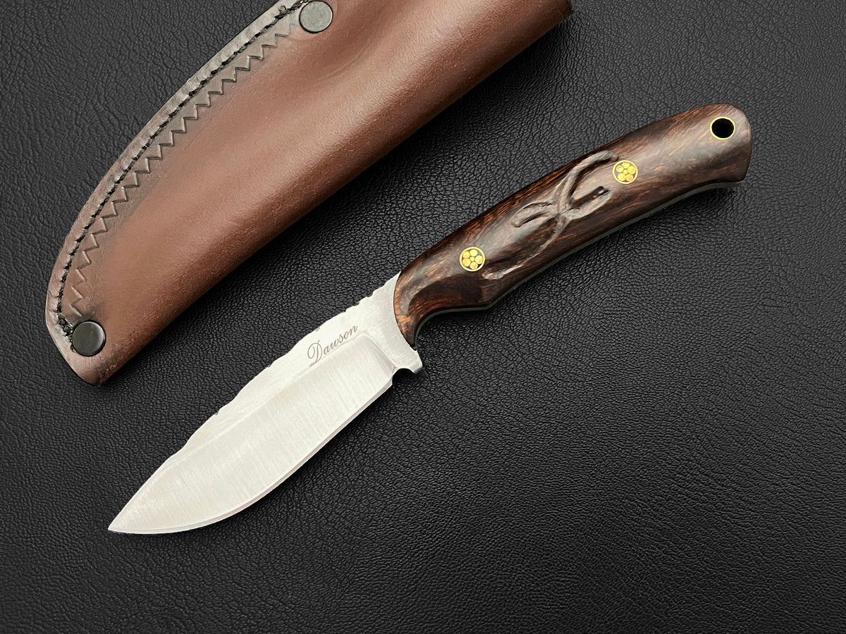 ULTRA LIMITED Barry Dawson | One of a Kind Hunting Knife | CPM-MagnaCut, Arizona Ironwood