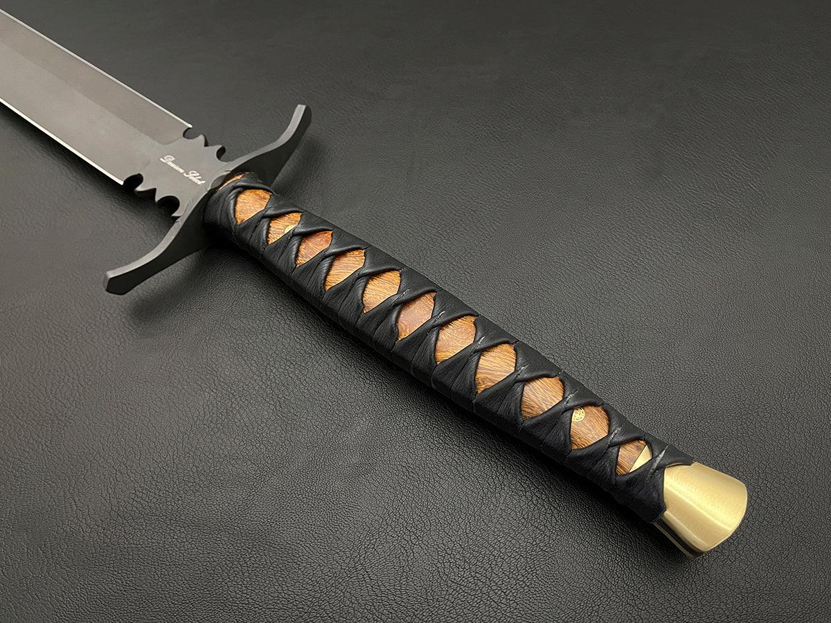 Beowulf Sword 24" | CPM MagnaCut | Apocalypse Black Finish | Arizona Ironwood