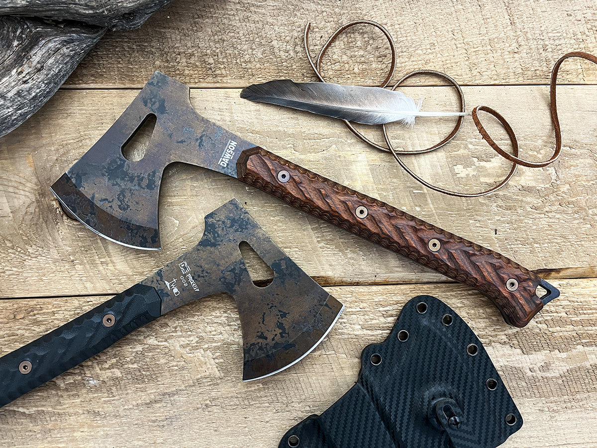 NEW Bonfire Camp Hatchet | Pop's ProCut Steel | Wildfire Finish