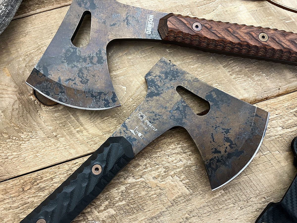 NEW Bonfire Camp Hatchet | Pop's ProCut Steel | Wildfire Finish