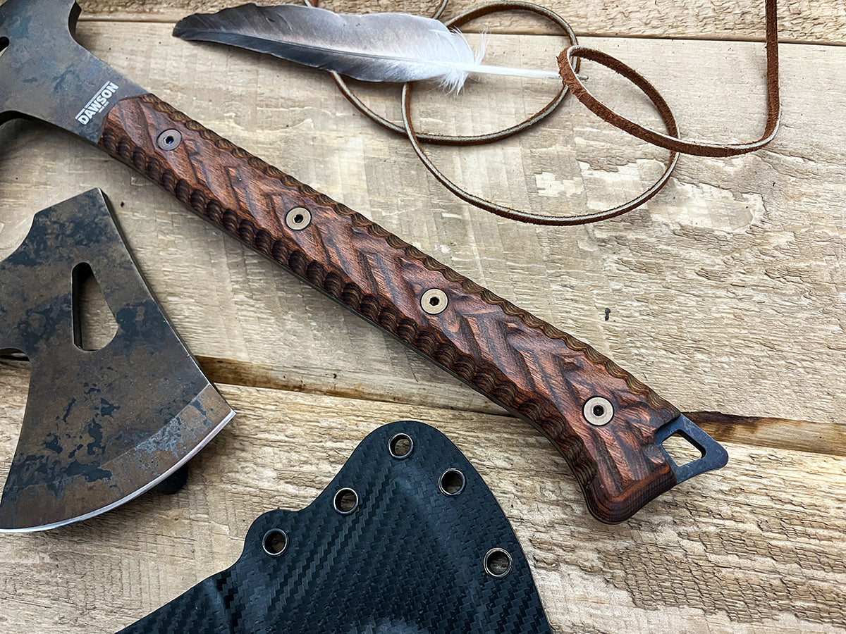 NEW Bonfire Camp Hatchet | Pop's ProCut Steel | Wildfire Finish