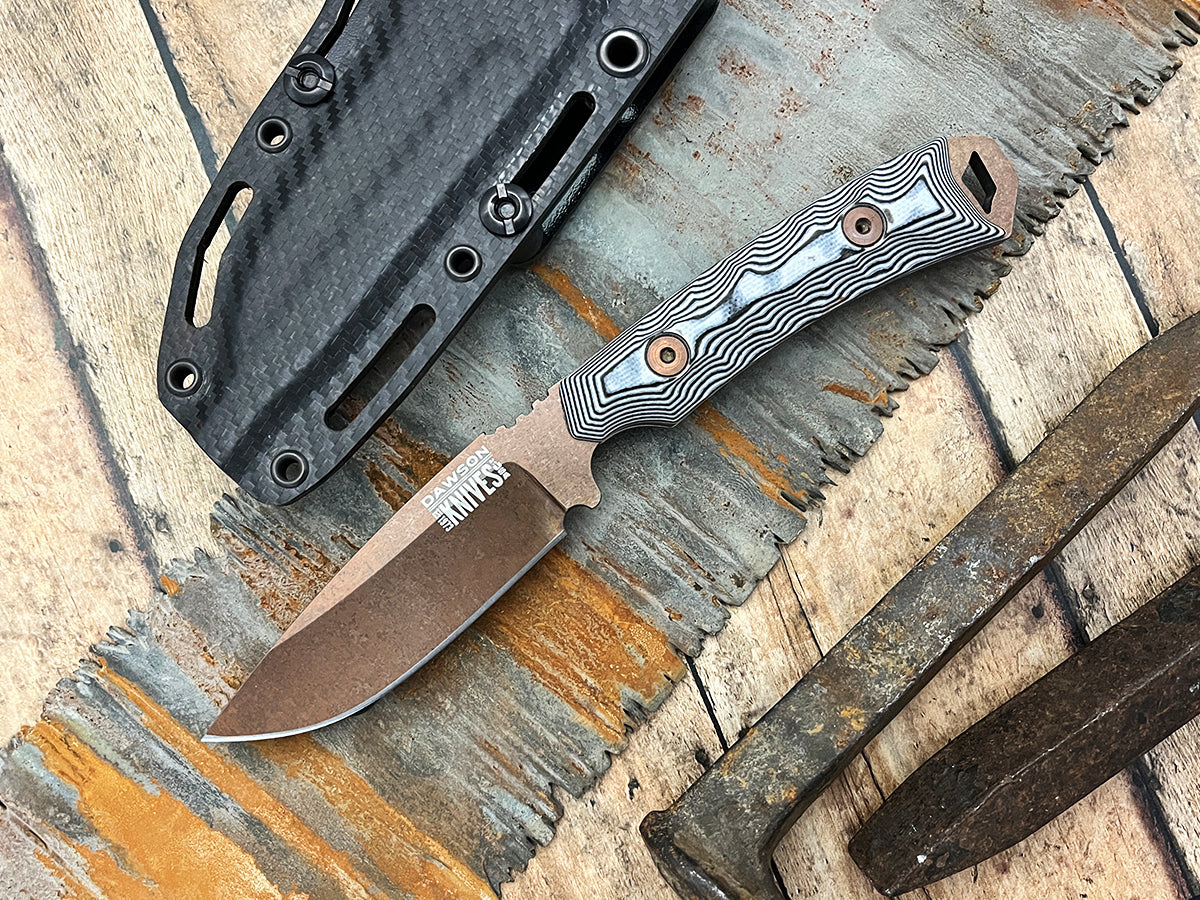 GEN 2 Contractor | Heavy-Duty EDC, Personal Carry, General Purpose Knife | CPM-MagnaCut | Arizona Copper Finish