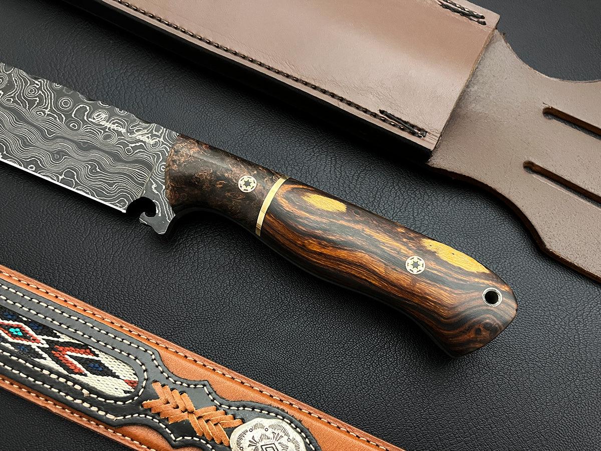 Maverick Bowie | Dawson Select Steel | Maplewood + Arizona Ironwood - Dawson Knives