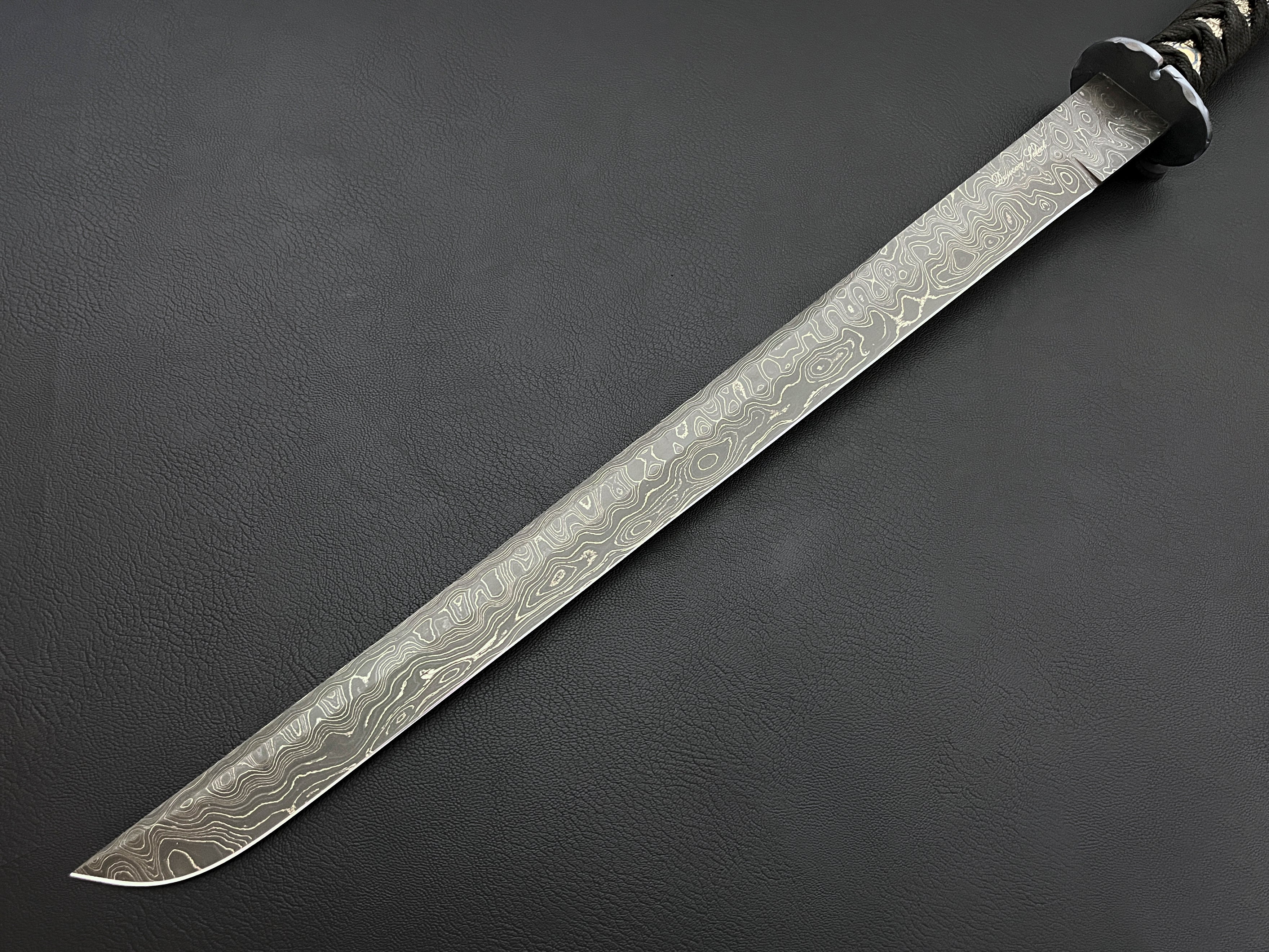 Hanzo | Japanese Short Sword Wakizashi | Dawson Select Steel | Platan Wood