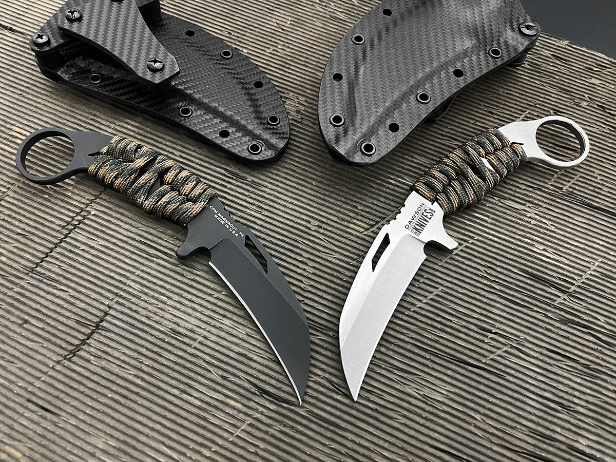 Fourth Watch | NEW RELEASE Karambit | Personal Carry, General Purpose Skeleton Knife | 550 Paracord Wrap Handle