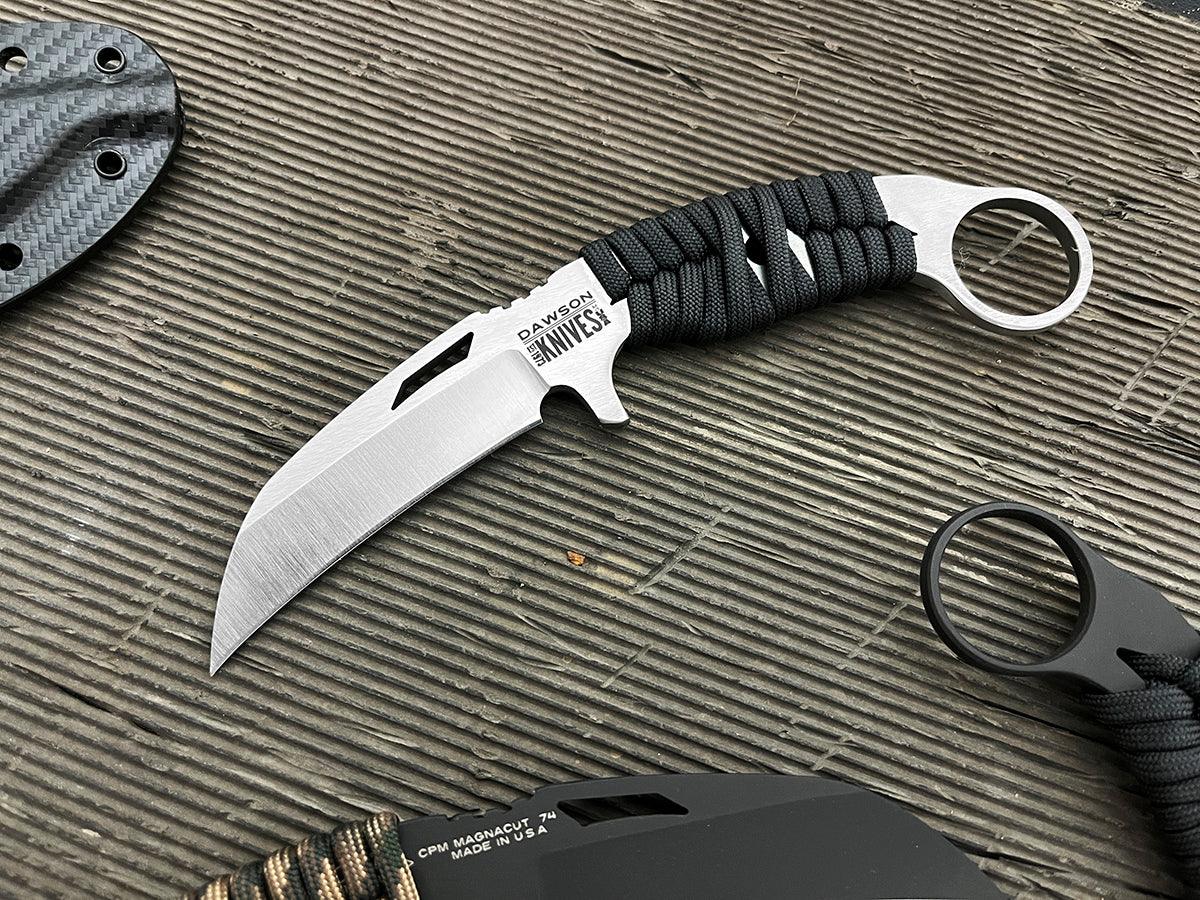 Fourth Watch | NEW RELEASE Karambit | Personal Carry, General Purpose Skeleton Knife | 550 Paracord Wrap Handle