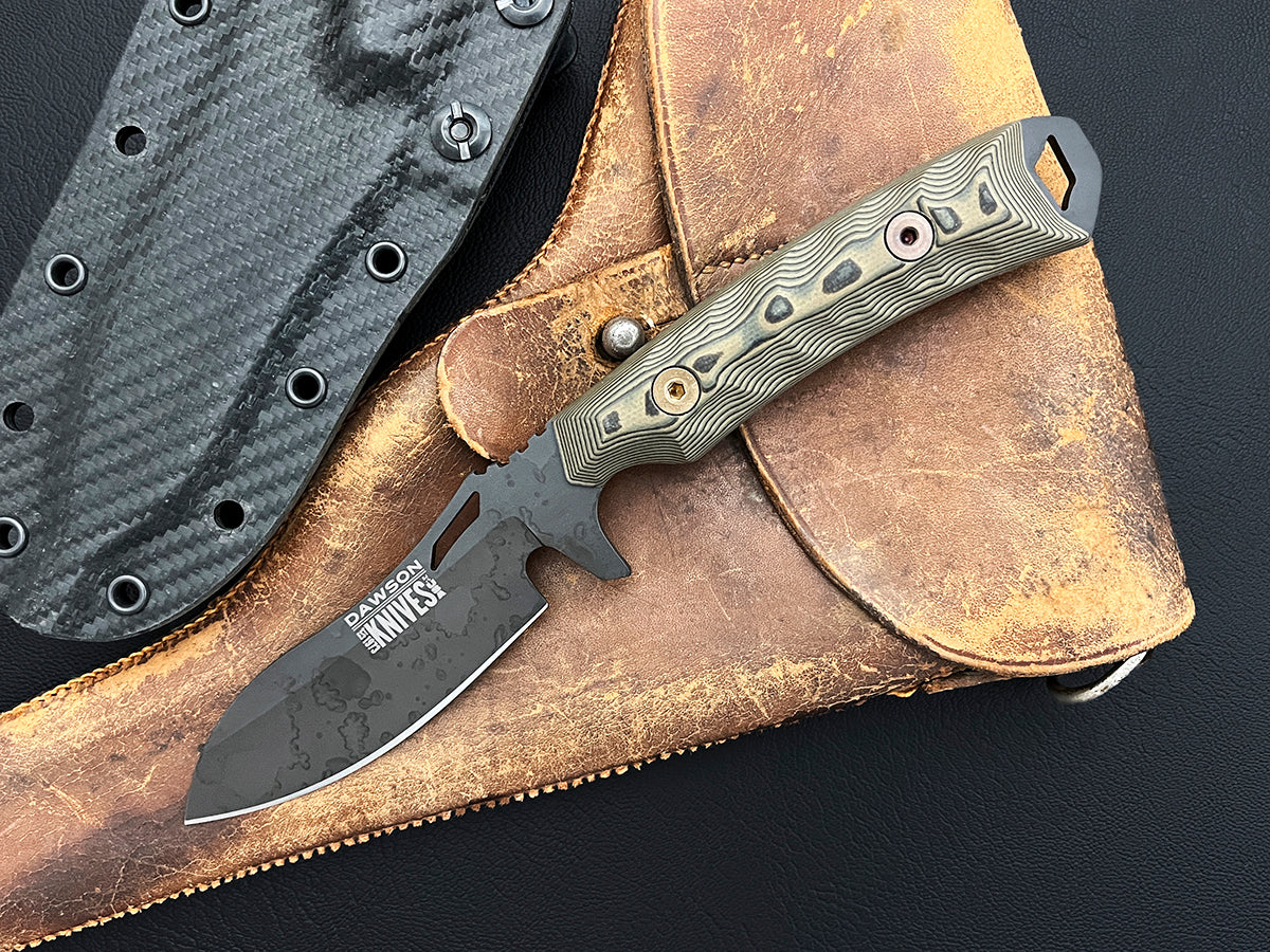 Harvester | NEW RELEASE Personal Carry, General Purpose Knife | CPM-3V | Apocalypse Black