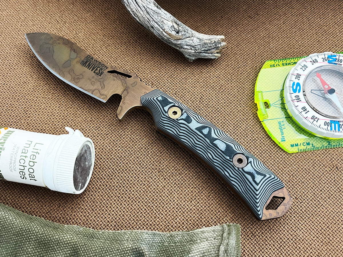 Harvester | NEW RELEASE Personal Carry, General Purpose Knife | CPM-MagnaCut Steel | Arizona Copper Finish