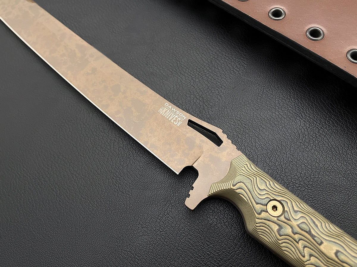 NEW Many Waters Sword | 19" Blade | Scorched Earth Finish