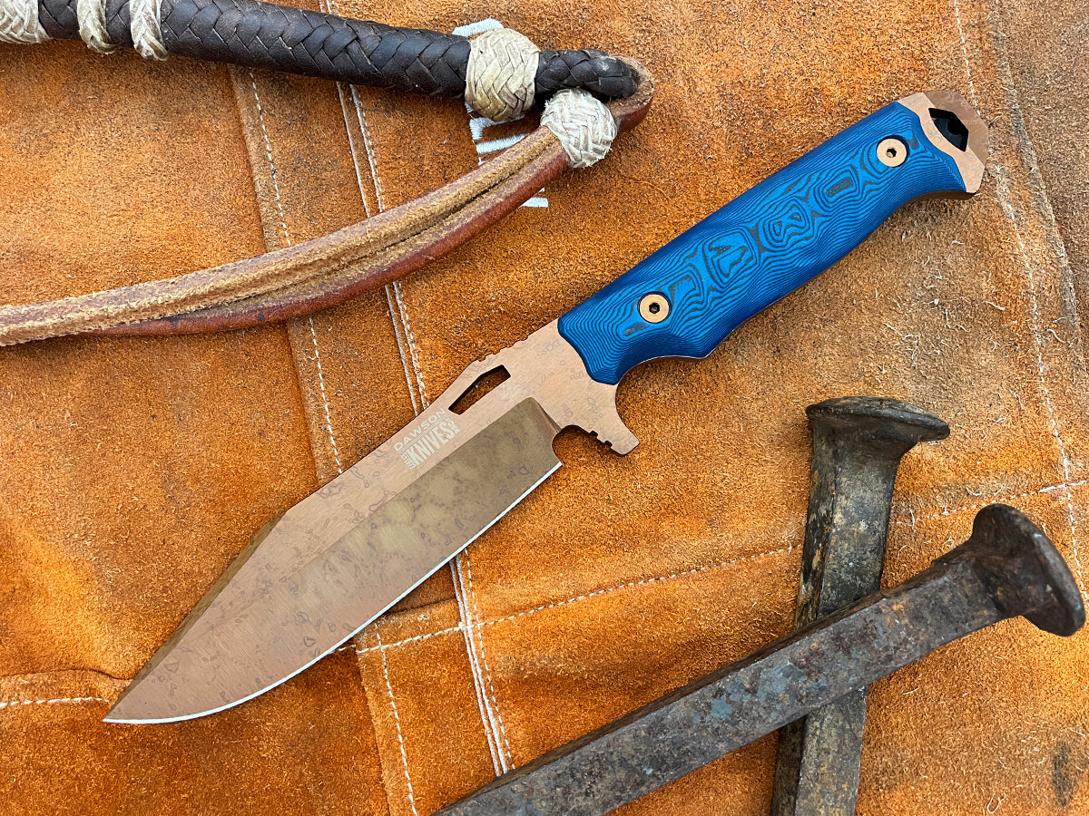 Marauder | Survival, Camp and Backpacking Knife Series | LIMITED RELEASE Arizona Copper Finish