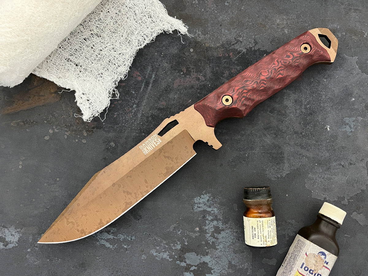 Marauder | Survival, Camp and Backpacking Knife Series | LIMITED RELEASE Arizona Copper Finish
